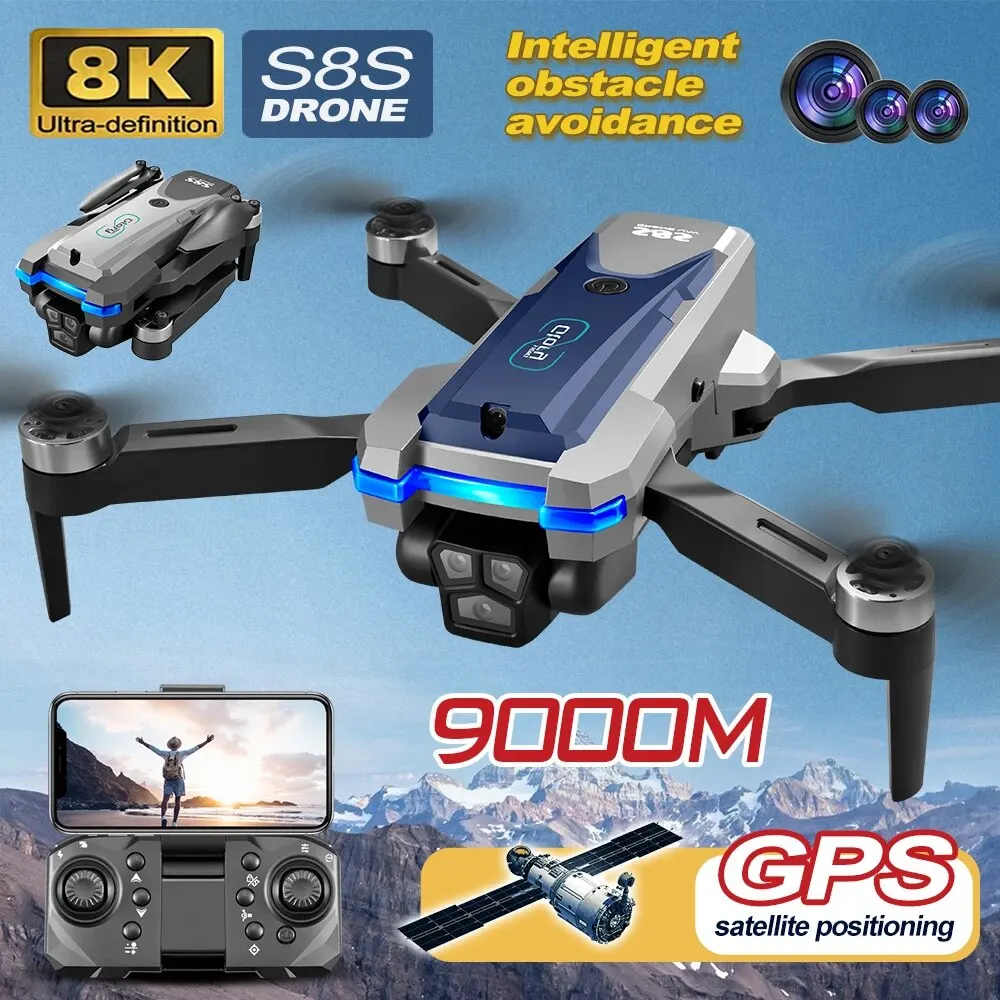 Drone Camera Hd - S8S Drone lipat 5G Wifi 8K