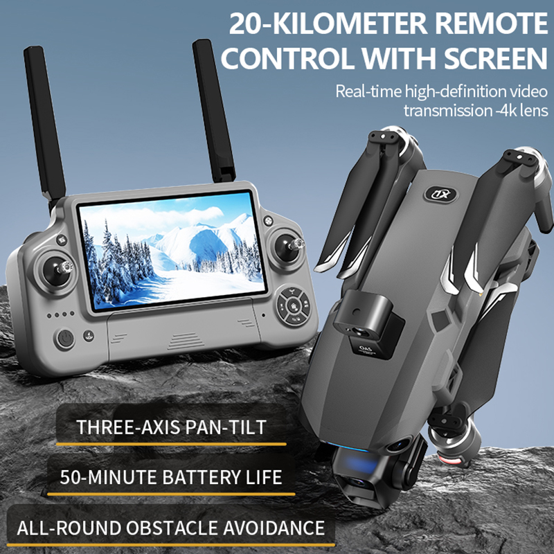 Drone Kamera Ganda 8K Baru 202 - Drone Camera With Gimbal ulasan dan harga