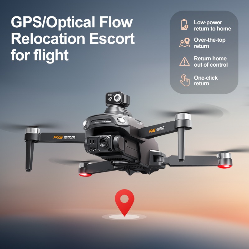 Drone RG800 MAX Baru Kamera HD - Drone Camera With Gimbal ulasan dan harga