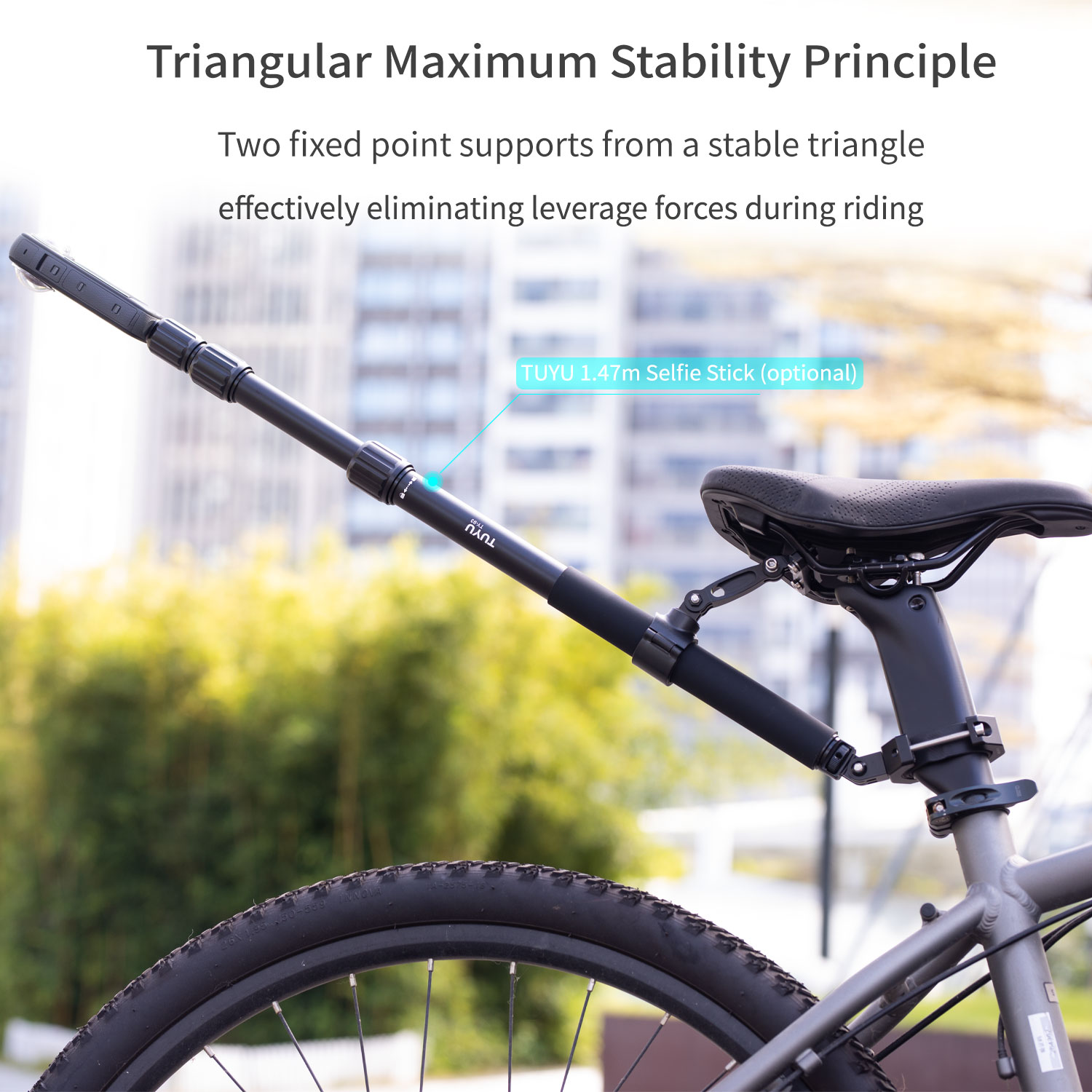 Camsteer Premium Bicycle Posts - Drone Camera Action ulasan dan harga