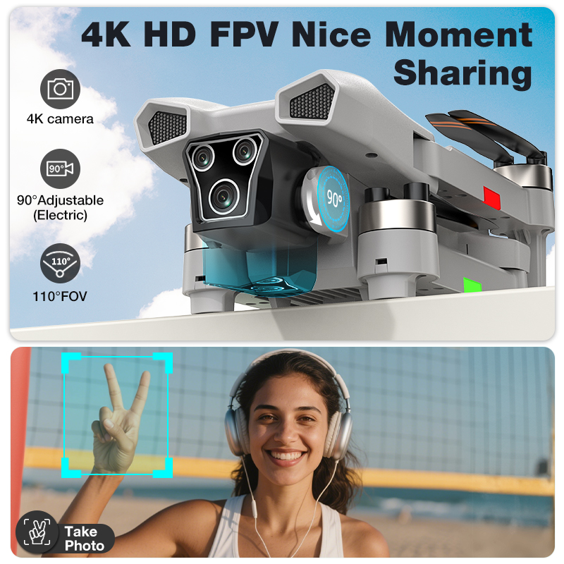 Drone Baru L017 Pro Brushless  - Drone Camera With Gimbal ulasan dan harga